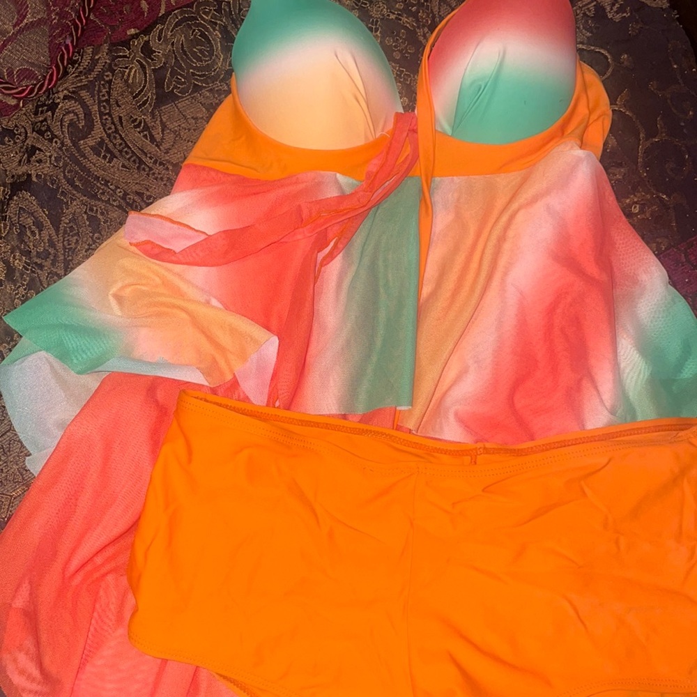 Medium womens bikini with cover up brand new Medium